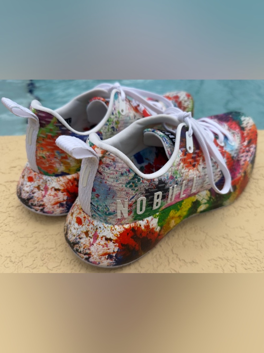Nobull Project Pride Paint Splatter Running Shoes W Size 11 / Size 9.5 in VGC - Picture 3 of 15